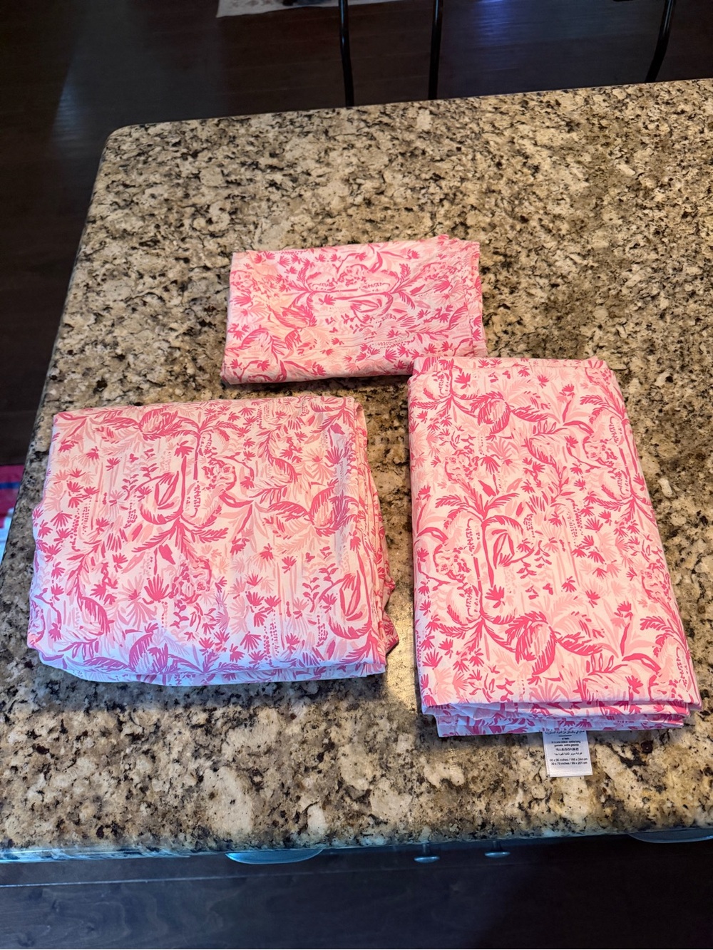 Pottery Barn Teen Lilly Pulitzer Swing of Things Pink Sheet Set XL twin